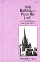 Sing Hallelujah Praise the Lord SATB choral sheet music cover